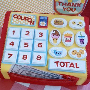 FUN Cash register PRETEND FOAM PLAY SET